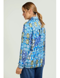 Nuova Collezione: Camicia in Satin stampato, Luisa Viola 2