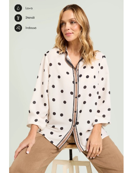 Nuova Collezione: Camicia in doppia georgette, Luisa Viola