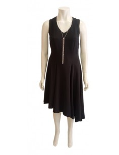 Abito asimmetrico con collana, Chic by sette.8