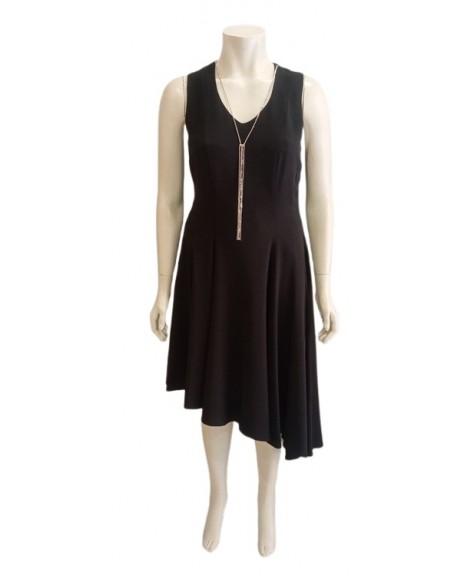 Abito asimmetrico con collana, Chic by sette.8