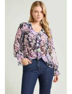 Nuova Collezione: Blusa stampata con volant, Luisa Viola 2