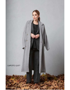 Cappotto lungo tessuto teddy, Quiin 21