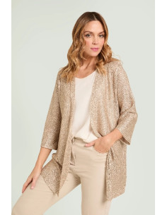 Nuova Collezione Mara Venier per Luisa Viola: Cardigan traforato full paillettes