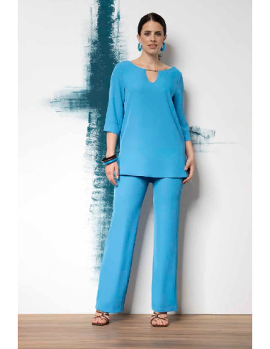 Casacca e pantalone in viscosa, Quiin 21