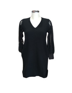 Abito corto con maniche...