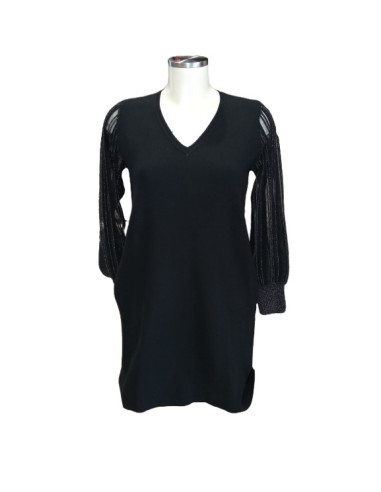 Abito corto con maniche...