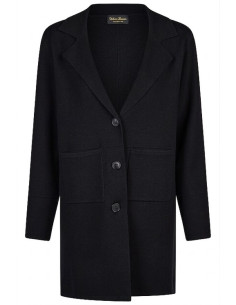 Cardigan in viscosa con bottoni, Barbara Lebek