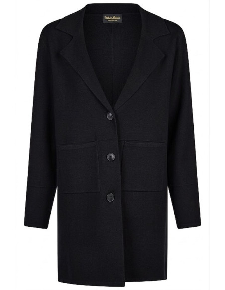 Cardigan in viscosa con bottoni, Barbara Lebek