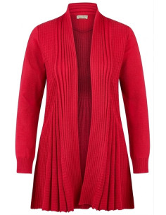 Cardigan con plissè, Barbara Lebek