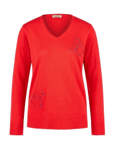 Maglia con scollo a V, Barbara Lebek