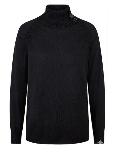 Dolcevita con bottoni spalla, Barbara Lebek