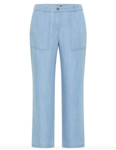 Jeans gama larga, realizzato con fibre naturali, Barbara Lebek