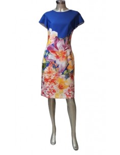 Abito fantasia floreale , Mercedes Roldan