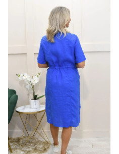 Nuova Collezione: Abito Chemissier 100% lino, Barbara Lebek 2