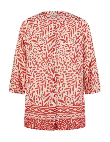 Camicia manica a3/4 scollo alla coreana, Barbara Lebek