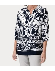 Blusa fantasia manica 3/4, Barbara Lebek