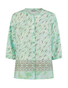 Blusa fantasia, maniche a 3/4, Barbara Lebek