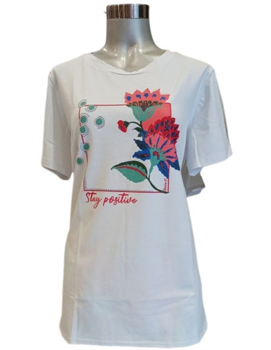 Maglia in cotone con stampa, Quiin 21