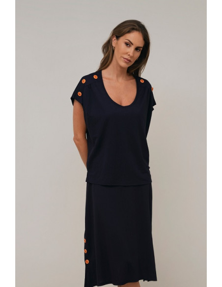 Nuova Collezione Scorzzo Collection: Top e Gonna con bottoni a lato