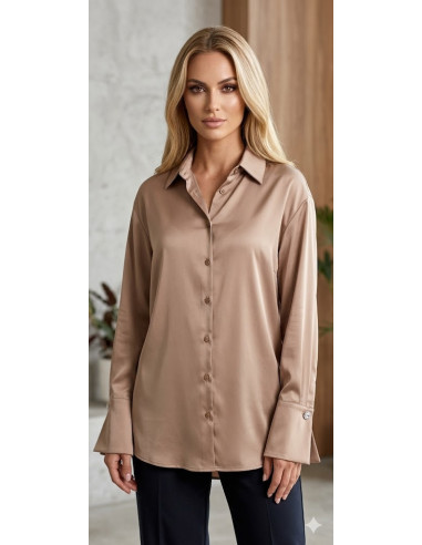 Camicia con polsino gioiello, Mara...