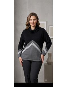 Maglia collo ad anello,...