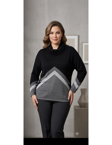 Maglia collo ad anello, Lana, Alma Righi