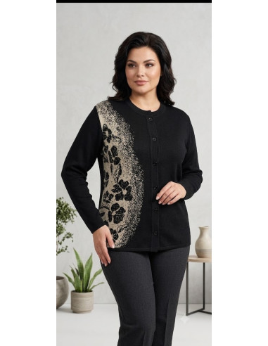 Maglia con bottoni, Lana, Alma Righi