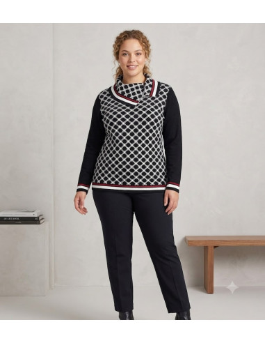 Maglia collo a sciarpa, Alma Righi