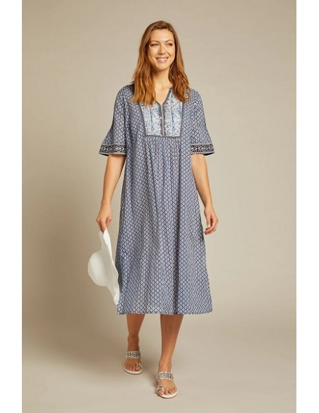 Abito stampato Batik Mara Venier per Luisa Viola