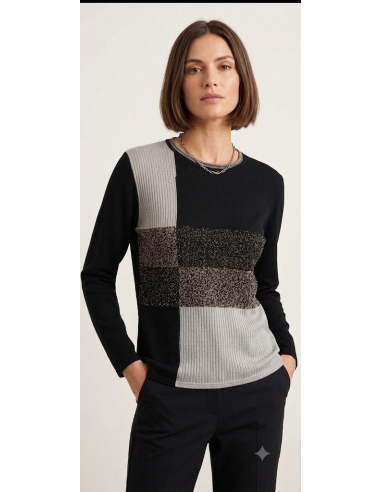 Girocollo filo lurex, Lana, Alma Righi
