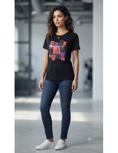 Maglia in viscosa con stampa, Quiin 21