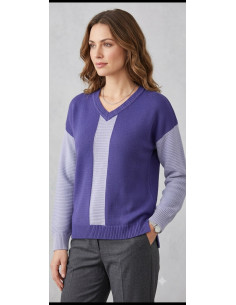 Pullover scollo a V, Gioroga