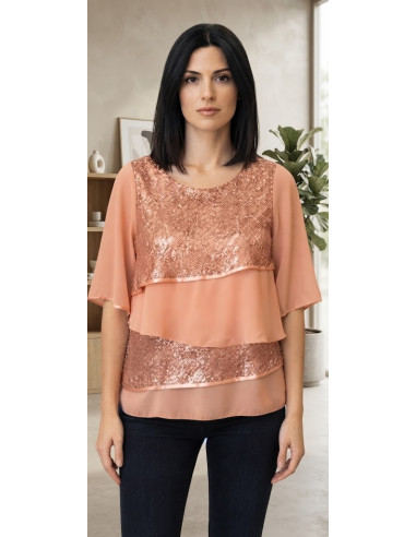 Casacca con paillettes Vyta