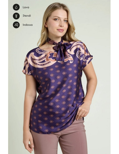 Blusa stampata Luisa Viola Nuova...
