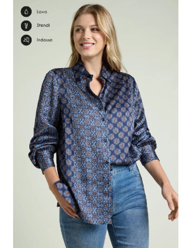 Camicia stampata Luisa Viola Nuova...