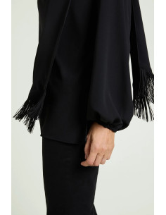 Camicia drappeggiata con... 2