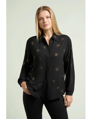 Camicia in doppia georgette Mara...