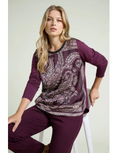Blusa stampata Luisa Viola...