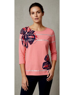 Maglia filo, con stampa...