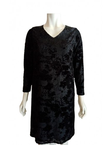 Abito ciniglia con tessitura di fiori, Luisa Viola