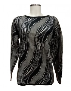 Maglia tigrata lurex, Luisa Viola