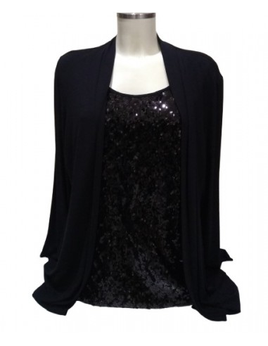 Finto twin set con pailettes Luisa Viola