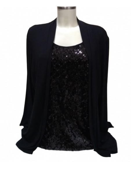 Finto twin set con pailettes Luisa Viola