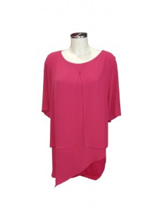 Casacca doppiata in georgette e viscosa, Luisa Viola