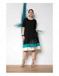 Abito in lino e cotone Quiin 21