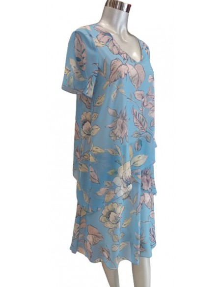 Abito doppiato con balze, Alma Righi