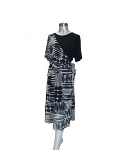 Abito con pannello trasversale, Alma Righi 2