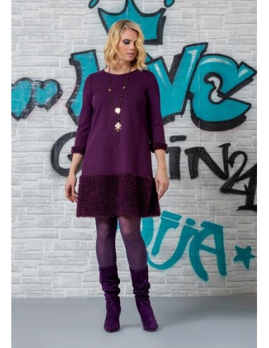 Abito con maniche e fondo in buclè, Quiin 21