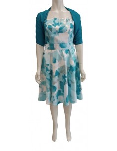 Abito corto fantasia con...
