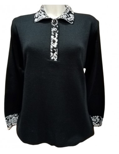 Maglia Polo collo fantasia, Alma Righi